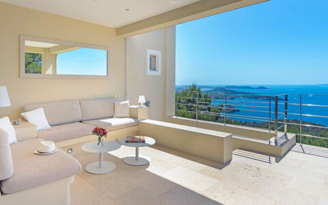 Villa Beleza: Furniture, Interior Design, Flooring, Floor, Chair, Ceiling, Apartment, Resort, Couch, Living Room