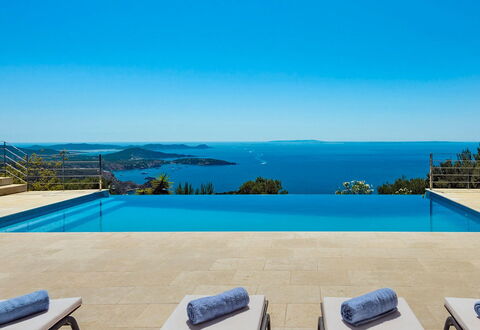 Villa Beleza: Blue, Water, Swimming Pool, Resort, Coastal And Oceanic Landforms, Sea, Tropics, Outdoor Furniture, Ocean, Eco Hotel