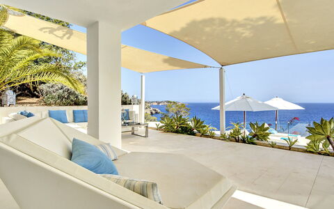 Villa Turchese: Furniture, Outdoor Furniture, Chair, Shade, Floor, Balcony, Eco Hotel, Resort, Outdoor Structure