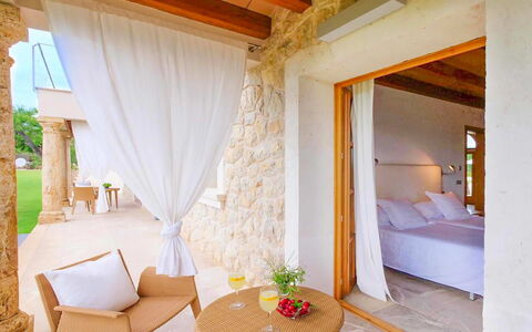 Villa Higo: Furniture, Interior Design, Resort, Flooring, Floor, Chair, Wood Stain, Swimming Pool, Shade, Eco Hotel