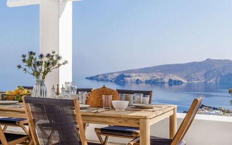 Villa Vesper: Furniture, Outdoor Furniture, Chair, Table, Outdoor Table, Kitchen & Dining Room Table, Wicker, Sea, Patio, Hardwood