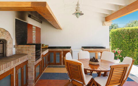 Villa Serafino: Furniture, Wood, Interior Design, Flooring, Chair, Table, Kitchen, Floor, Ceiling, Countertop