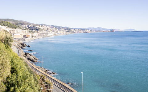 Da Federico, Apartment Genova Brignole: Blue, Water, Water Resources, Body Of Water, Coast, Horizon, Coastal And Oceanic Landforms, Sea, Waterway, Ocean