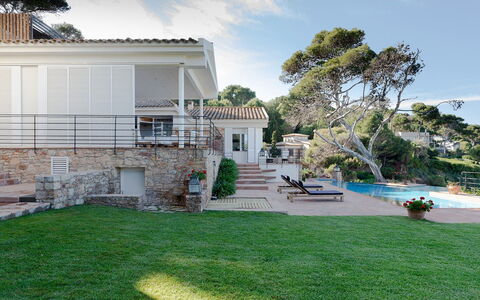 Villa Bellalta: House, Residential Area, Home, Porch, Estate, Stairs, Cottage, Outdoor Furniture, Resort, Villa
