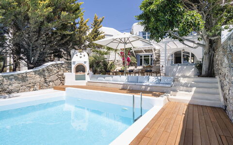 Villa Tiche: Swimming Pool, Resort, Estate, Villa, Stairs, Design, Flowerpot, Mansion, Houseplant, Courtyard