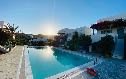 Mykonos Pool House 5: Swimming Pool, Resort, Outdoor Furniture, Eco Hotel, Leisure, Sunlounger, Umbrella, Resort Town, Hotel, Vacation