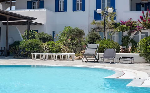 Mykonos Pool House 9: Blue, Swimming Pool, Resort, Outdoor Furniture, Hotel, Resort Town, Villa, Eco Hotel