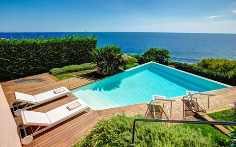 Villa Kate: Blue, Water, Swimming Pool, Resort, Leisure, Outdoor Furniture, Sea, Eco Hotel, Ocean, Shade