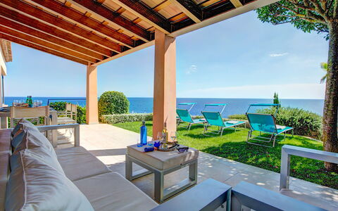 Villa Kate: Blue, Sea, Outdoor Furniture, Coastal And Oceanic Landforms, Resort, Furniture, Ocean, Coast, Leisure, Eco Hotel