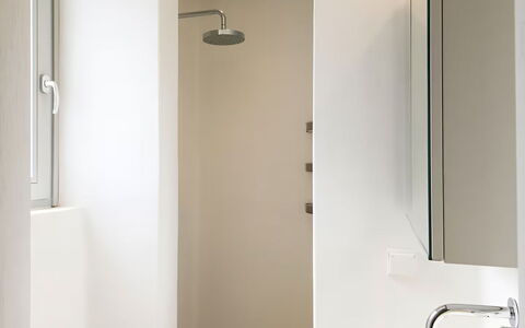 Villa Cornelia 1: Bathroom, Wall, Flooring, Plumbing Fixture, Interior Design, Floor, Wood, Bathroom Sink, Ceiling, Sink