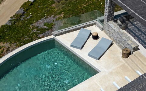 Villa Cornelia 1: Swimming Pool, Composite Material, Outdoor Furniture, Concrete, Natural Material, Tile, Plumbing Fixture, Sunlounger, Water Feature, Resort