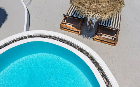 Villa Sean: Blue, Water, Outdoor Furniture, Resort, Swimming Pool, Leisure, Vacation, Beach, Umbrella, Sunlounger
