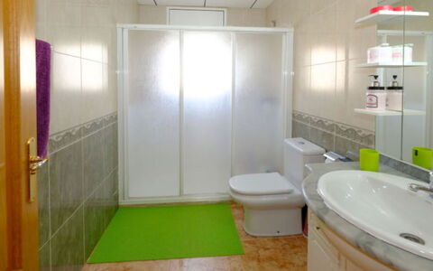 Isabel: Flooring, Floor, Plumbing Fixture, Interior Design, Bathroom, Sink, Plumbing, Tap, Tile, Toilet