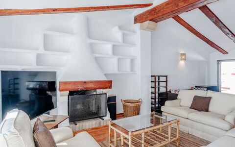 Villa Santa Marta: Wall, Furniture, Interior Design, Flooring, Ceiling, Floor, Couch, Living Room, Room, Home