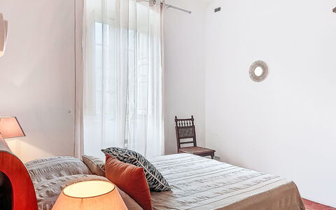 Casa Lucia: Bed, Furniture, Interior Design, Bedroom, Wall, Bedding, Bed Sheet, Floor, Flooring, Wood