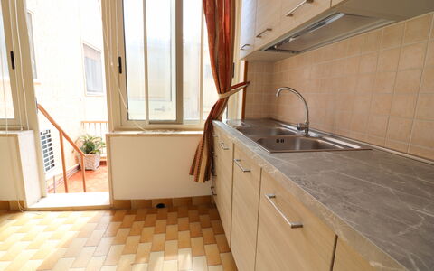 Isabel: Flooring, Floor, Wood, Kitchen, Countertop, Interior Design, Major Appliance, Cabinetry, Kitchen Sink, Kitchen Appliance