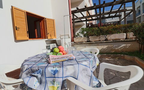 Cecilia: Furniture, Chair, Outdoor Furniture, Balcony, Shade, Outdoor Table, Yard, Houseplant, Porch, Kitchen & Dining Room Table