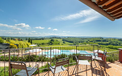 Podere Galieni: Furniture, Chair, Outdoor Furniture, Resort, Eco Hotel, Swimming Pool, Villa, Linens, Hotel