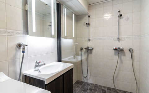 Njalla: Bathroom, Plumbing Fixture, Flooring, Interior Design, Floor, Sink, Tap, Bathroom Sink, Shower, Plumbing
