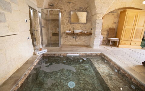 Coclea Heritage Suites: Flooring, Floor, Composite Material, Tile, Swimming Pool, Limestone