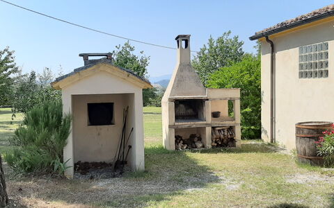 Villa Felice, Private Pool and Hills: Garden, Backyard, Cottage, Lawn, Yard, Village, Landscaping, Farmhouse, Garden Buildings, Outdoor Structure