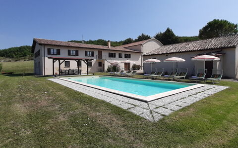 Villa Felice, Private Pool and Hills: House, Swimming Pool, Home, Estate, Hacienda, Cottage, Farmhouse, Yard, Courtyard, Villa