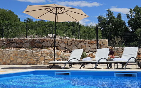 Dripić: Umbrella, Outdoor Furniture, Furniture, Swimming Pool, Chair, Shade, Sunlounger, Resort, Outdoor Table, Eco Hotel