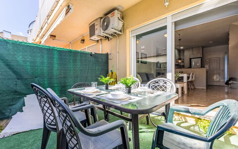 Dorada: Home, Door, Cottage, Yard, Chair, Outdoor Furniture, Backyard, Outdoor Table, Houseplant, Awning