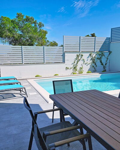 Aloa Iii: Outdoor Furniture, Swimming Pool, Furniture, Composite Material, Chair, Shade, Resort, Sunlounger, Eco Hotel, Outdoor Table