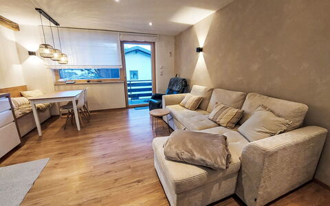 Enzian: Furniture, Interior Design, Flooring, Floor, Couch, Wall, Room, Wood, Ceiling, Living Room