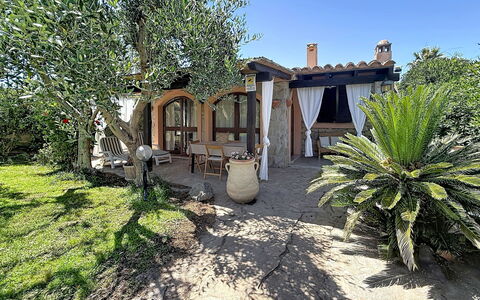 Viletta del Mirto: Estate, Garden, Shade, Backyard, Resort, Landscaping, Chair, Hacienda, Outdoor Furniture, Outdoor Structure
