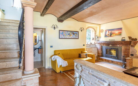 Casale Dolcemare: Furniture, Interior Design, Home, Couch, Room, Floor, Living Room, Ceiling