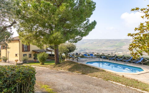 Casale Dolcemare: Furniture, Outdoor Furniture, Chair, Swimming Pool, Resort, Villa, Eco Hotel, Hotel, Hacienda