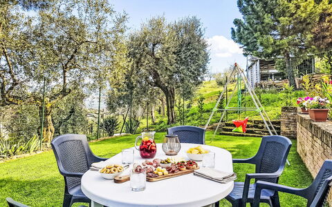 Velia'S House: Furniture, Outdoor Furniture, Outdoor Table, Chair, Table, Garden, Lawn, Kitchen & Dining Room Table, Shade, Yard