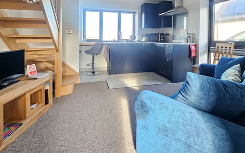 The Studio: Furniture, Interior Design, Flooring, Floor, Apartment, Ceiling, Couch, Living Room, Home, Room