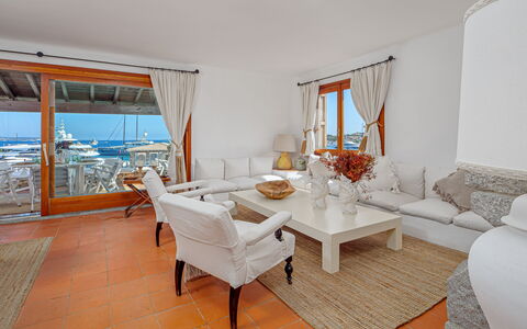 Residenza Rudalza: Furniture, Table, Floor, Chair, Flooring, Couch, Apartment, Living Room, Kitchen & Dining Room Table