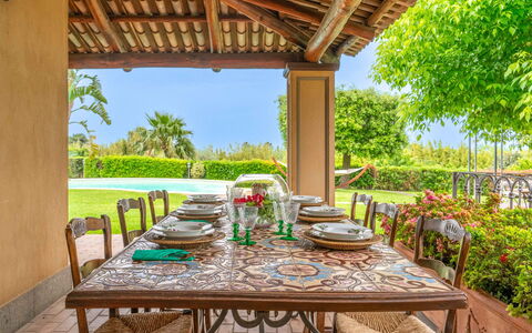 Villa Polistena: Resort, Garden, Eco Hotel, Chair, Hacienda, Estate, Shade, Backyard, Landscaping, Farmhouse