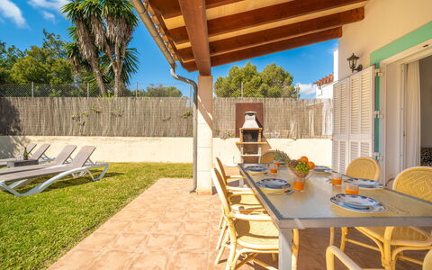 Cala Murada 102: Furniture, Shade, Home, Outdoor Furniture, Chair, Estate, Garden, Backyard, Eco Hotel, Landscaping
