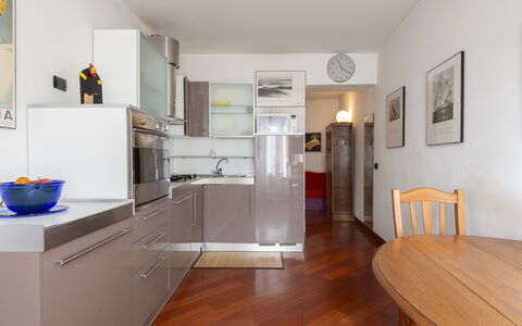 Solis Lux: Kitchen Appliance, Kitchen, Furniture, Flooring, Countertop, Major Appliance, Interior Design, Cabinetry, Floor, Wood