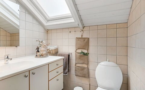 Arold - 600M to the Fjord: Plumbing Fixture, Flooring, Sink, Floor, Bathroom, Interior Design, Bathroom Cabinet, Tap, Plumbing, Ceiling