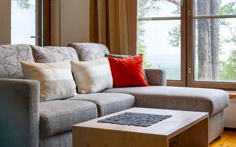 Rukatunturintie 8 G2: Furniture, Interior Design, Flooring, Couch, Wood, Floor, Living Room, Textile, Room, Table