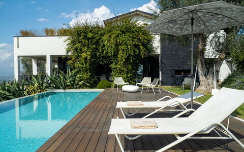 Idea 18: Swimming Pool, Resort, Outdoor Furniture, Furniture, Eco Hotel, Shade, Chair, Sunlounger, Villa, Houseplant