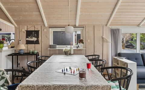 Saija - 2.1Km from the Sea: Furniture, Interior Design, Wood, Flooring, Table, Kitchen & Dining Room Table, Ceiling, Floor, Chair, Dining Room