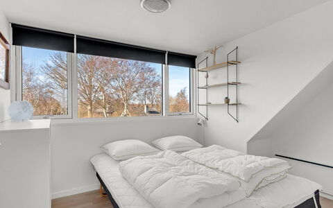 Angret - 380M from the Sea: Bed, Interior Design, Bedroom, Furniture, Wood, Ceiling, Flooring, Floor, Bedding, Bed Sheet