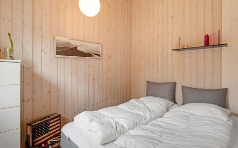 Vilhelm - 7.5Km from the Sea: Bedroom, Bed, Wood, Interior Design, Bed Sheet, Flooring, Floor, Bedding, Furniture, Ceiling