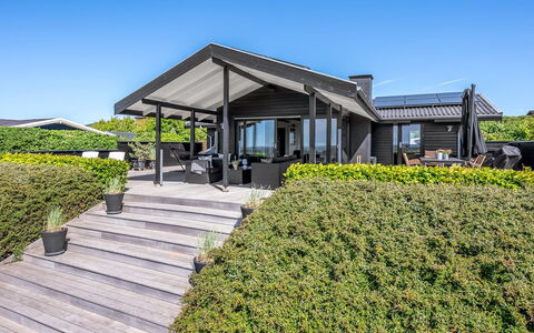 Gertina - 100M from the Sea: Roof, Porch, Shade, Estate, Landscaping, Outdoor Structure, Design, Walkway, Villa, Siding
