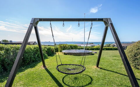 Gertina - 100M from the Sea: Outdoor Play Equipment, Swing, Garden, Lawn, Shade, Park, Yard, Playground, Trampoline, Landscaping