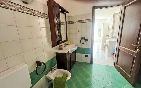 Villa Cecilia: Flooring, Floor, Interior Design, Plumbing Fixture, Bathroom Sink, Bathroom, Tap, Sink, Plumbing, Room