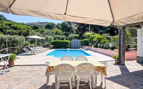 Villa Cecilia: Swimming Pool, Resort, Outdoor Furniture, Eco Hotel, Leisure, Umbrella, Shade, Hotel, Sunlounger, Thermae