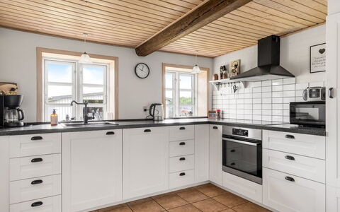 Nette - 15Km from the Sea: Kitchen, Wood, Cabinetry, Countertop, Kitchen Appliance, Kitchen Stove, Major Appliance, Flooring, Sink, Tap